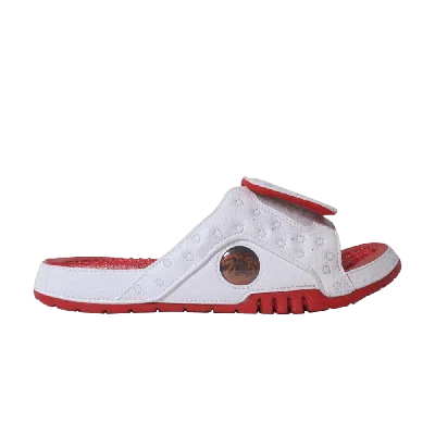 Pre-owned Air Jordan Jordan Hydro 13 Bg Slide In White
