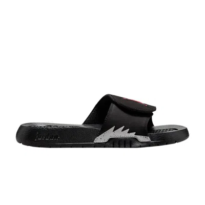 Pre-owned Air Jordan Jordan Hydro 5 Retro Slide Gs 'black Metallic' | Kid's Size 5