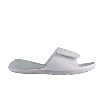 Pre-owned Air Jordan Jordan Hydro 7 Slide Gs 'pure Platinum' | White | Kid's Size 4