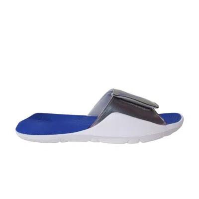 Pre-owned Air Jordan Jordan Hydro 7 Slide 'hyper Blue' In Grey