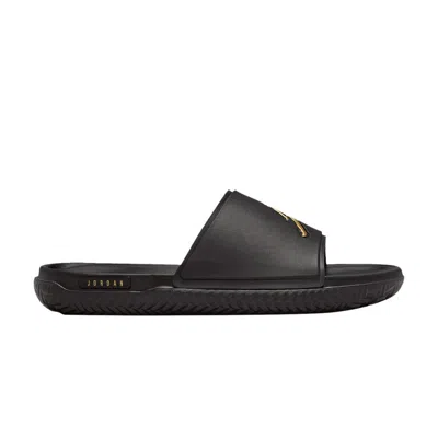 Pre-owned Air Jordan Jordan Jumpman Slide 'black Metallic Gold' | Men's Size 7