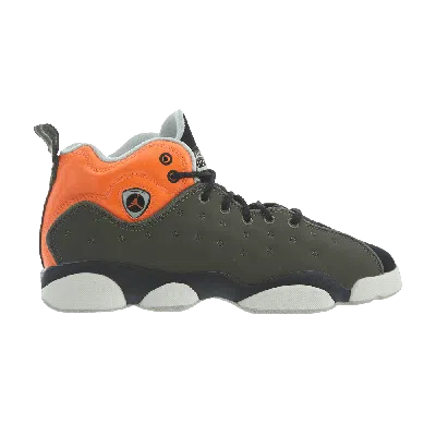 Pre-owned Air Jordan Jordan Jumpman Team 2 Bg 'twilight Marsh Orange' In Green