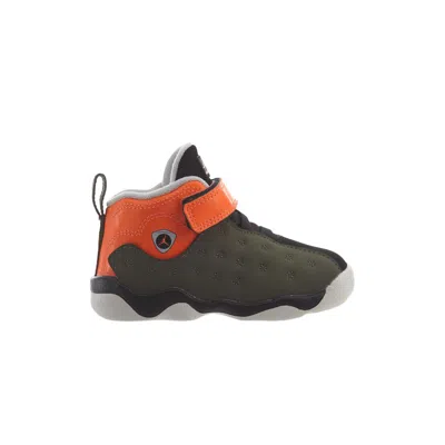 Pre-owned Air Jordan Jordan Jumpman Team 2 Td 'twilight Marsh Orange' | Green | Infant Size 5