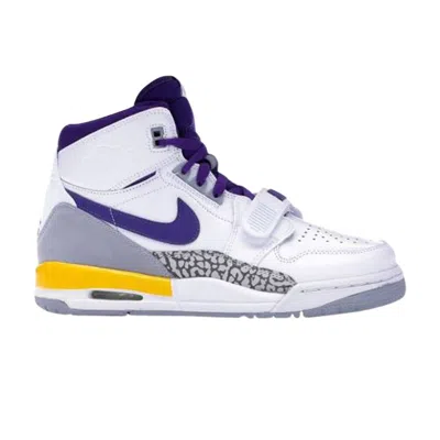 Pre-owned Air Jordan Jordan Legacy 312 Gs 'lakers' | Black | Kid's Size 5.5