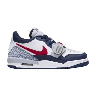 Pre-owned Air Jordan Jordan Legacy 312 Low Gs 'midnight Navy Varsity Red' | White | Kid's Size 3.5
