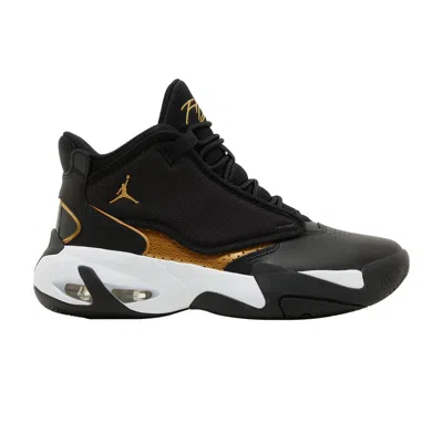 Pre-owned Air Jordan Jordan Max Aura 4 Gs 'black Metallic Gold' | Kid's Size 4