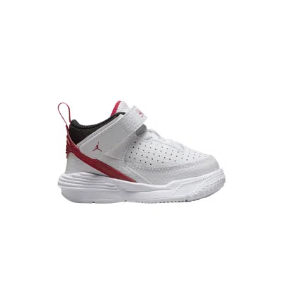 Pre-owned Air Jordan Jordan Max Aura 5 Td 'white Varsity Red' | Infant Size 5