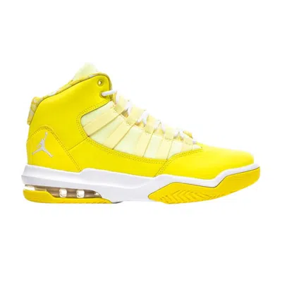 Pre-owned Air Jordan Jordan Max Aura Gs 'dynamic Yellow' | Kid's Size 4.5