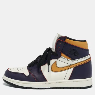 Air Jordan Jordan Multicolor Leather 1 Retro High Defiant Sb Sneakers