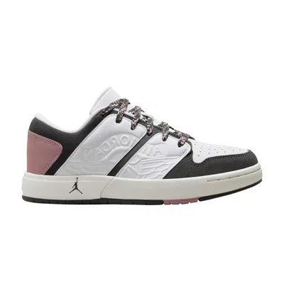 Pre-owned Air Jordan Jordan Nu Retro 1 Low Gs 'white Red Stardust' | Kid's Size 6
