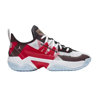Pre-owned Air Jordan Jordan One Take 2 Gs 'white University Red' | Kid's Size 4.5