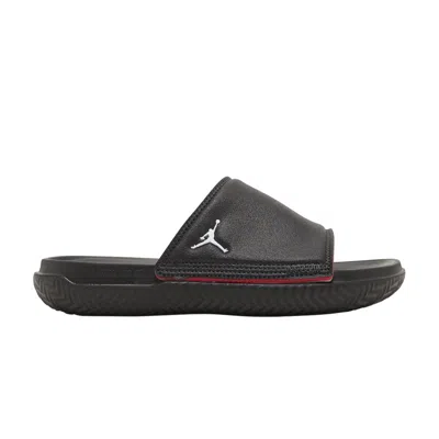 Pre-owned Air Jordan Jordan Play Slide Gs 'black University Red' | Kid's Size 5.5