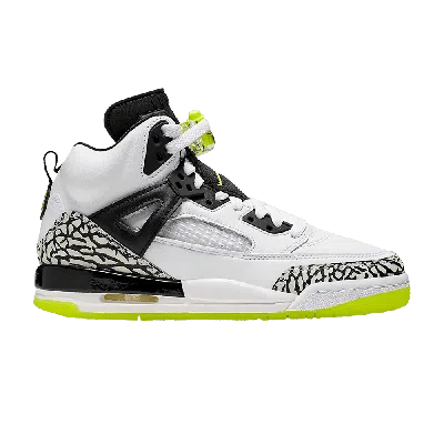 Pre-owned Air Jordan Jordan Spizike Gs 'cement Volt' In White