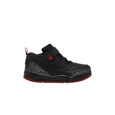 Pre-owned Air Jordan Jordan Spizike Low Td 'bred' | Black | Infant Size 8