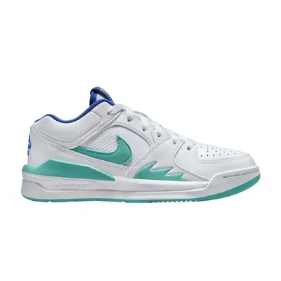 Pre-owned Air Jordan Jordan Stadium 90 Se Gs 'white Hyper Jade' | Kid's Size 4.5