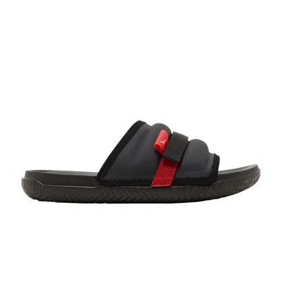 Pre-owned Air Jordan Jordan Super Play Slide 'bred' In Black