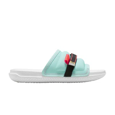 Pre-owned Air Jordan Jordan Super Play Slide 'island Green Laser Orange'