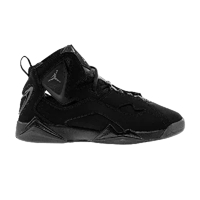 Pre-owned Air Jordan Jordan True Flight Bg 'black Dark Grey'