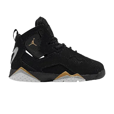 Pre-owned Air Jordan Jordan True Flight Bp 'black Metallic Gold'
