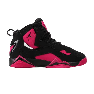 Pre-owned Air Jordan Jordan True Flight Gg 'black Sport Fuchsia'