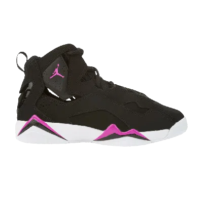 Pre-owned Air Jordan Jordan True Flight Gs 'black Fuchsia'