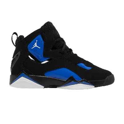 Pre-owned Air Jordan Jordan True Flight Gs 'black Game Royal'