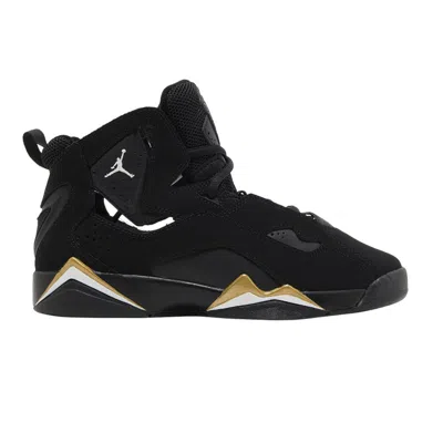 Pre-owned Air Jordan Jordan True Flight Gs 'black Metallic Gold' 2023 | Kid's Size 5