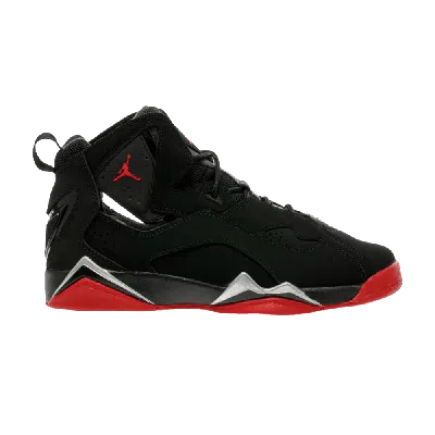Pre-owned Air Jordan Jordan True Flight Gs 'black Red'