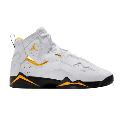 Pre-owned Air Jordan Jordan True Flight Gs 'white Yellow Ochre' | Kid's Size 7