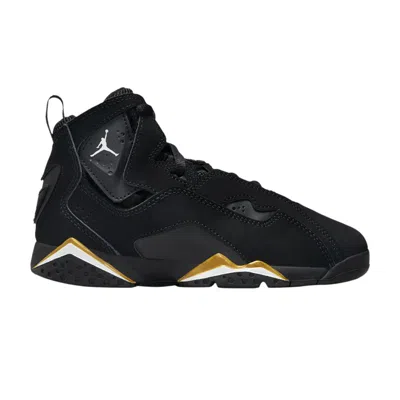 Pre-owned Air Jordan Jordan True Flight Ps 'black Metallic Gold' | Kid's Size 1.5