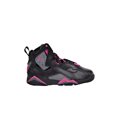Pre-owned Air Jordan Jordan True Flight Ps 'grey Pink' In Black
