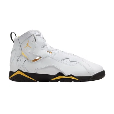 Pre-owned Air Jordan Jordan True Flight Ps 'white Yellow Ochre' | Kid's Size 3