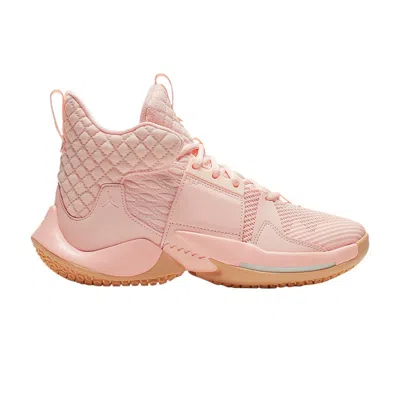 Pre-owned Air Jordan Jordan Why Not Zer0.2 Gs 'cotton Shot' | Pink | Kid's Size 4.5