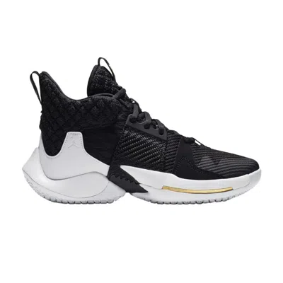 Pre-owned Air Jordan Jordan Why Not Zer0.2 Gs 'the Family' | Black | Kid's Size 4.5