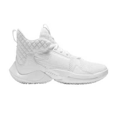 Pre-owned Air Jordan Jordan Why Not Zer0.2 Gs 'white' | Kid's Size 5