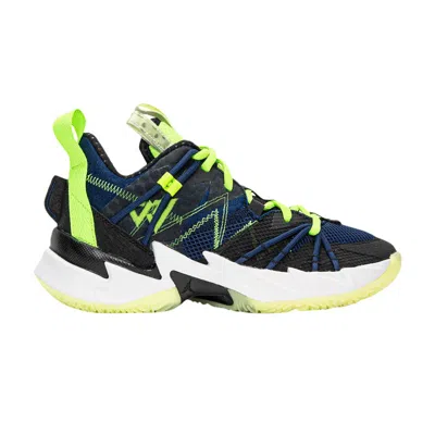 Pre-owned Air Jordan Jordan Why Not Zer0.3 Se Gs 'lime Blue Void' | Black | Kid's Size 6
