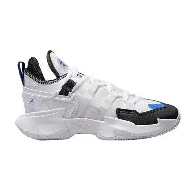 Pre-owned Air Jordan Jordan Why Not Zer0.5 Gs 'white Racer Blue' | Kid's Size 7