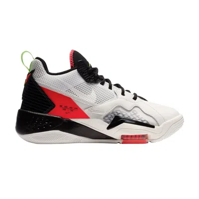 Pre-owned Air Jordan Jordan Zoom '92 Gs 'white Flash Crimson' | Kid's Size 6.5