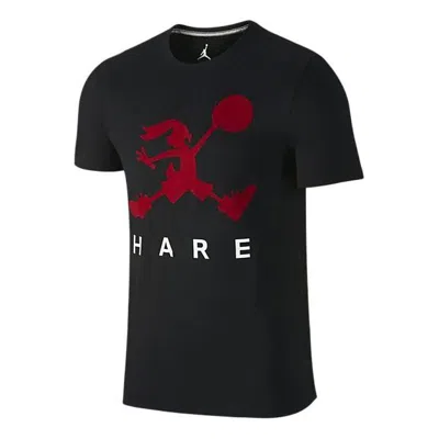 Air Jordan Jumpbunny Wb Air T-shirt 'black Gym Red'