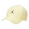 Air Jordan Jumpman 6 Panel Heritage86 Washed Cap 'lemon Chiffon' In Yellow