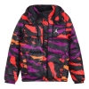 Air Jordan Jumpman Air Short Hooded Padded Jacket Camouflage In Multi