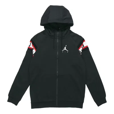 Air Jordan Jumpman Athleisure Casual Sports Hooded Jacket Black
