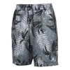 Air Jordan Jumpman Brown Printing Knit Shorts Black In Multi
