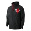 Air Jordan Jumpman Casual Sports Alphabet Pattern Hooded Zipper Jacket Black