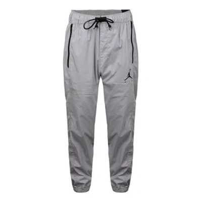 Air Jordan Jumpman Casual Woven Sports Pants Gray