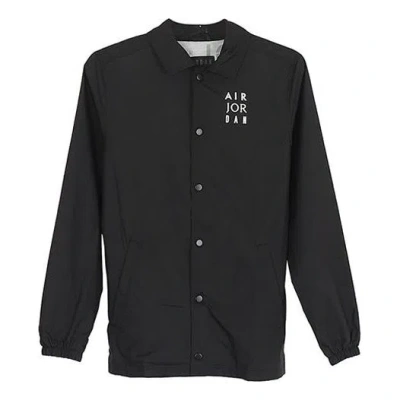 Air Jordan Jumpman Coaches Lapel Coach Jacket Black
