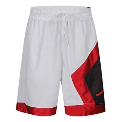 Air Jordan Jumpman Diamond Mesh Splicing Basketball Shorts White
