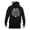 Air Jordan Jumpman French Terry Printing Alphabet Logo Pattern Zipper Cardigan Black