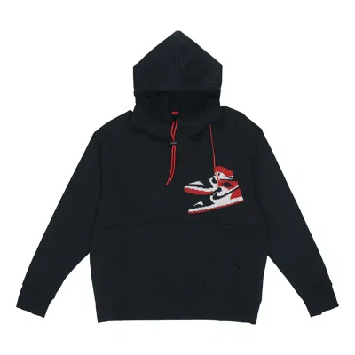 Air Jordan Jumpman Holiday Casual Sports Fleece Lined Black