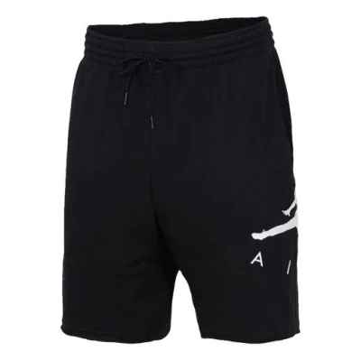 Air Jordan Jumpman Logo Knitting Sports Short Men Black In Multi